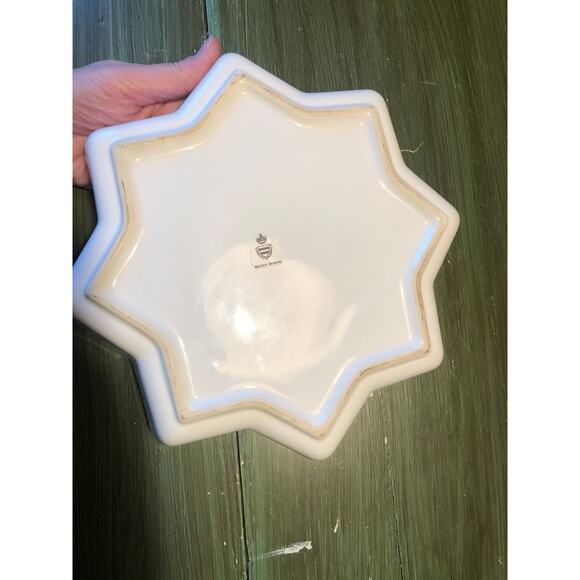 Waechtersbach Germany EUC Star Shaped Santa Pattern Christmas Dish - Picture 4 of 5
